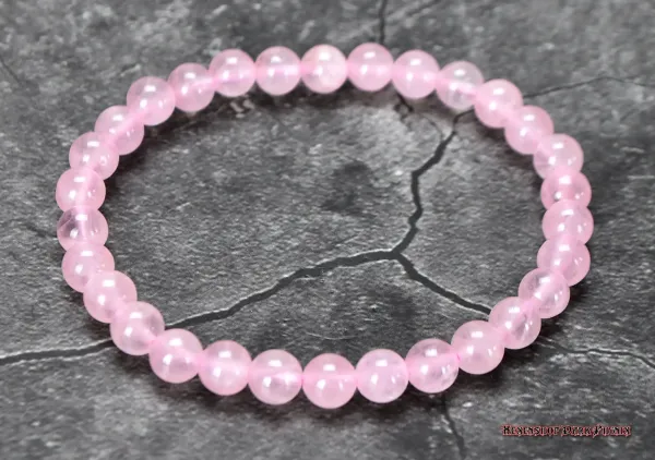 hexenshopdarkphoenixrosenquarzkugelarmband