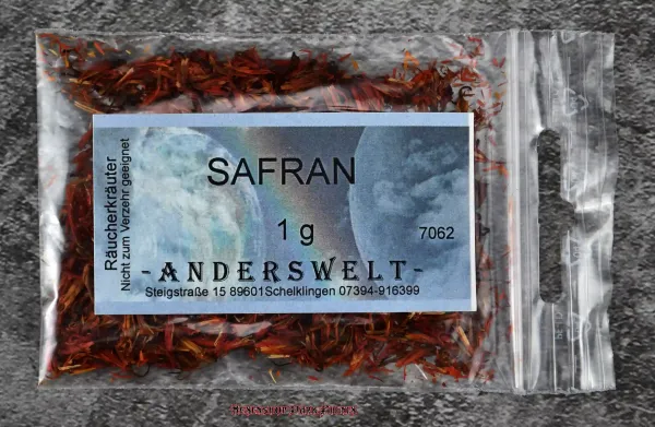 Hexenshop Dark Phönix Safran Räucherwerk 1g