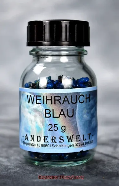 Hexenshop Dark Phönix Weihrauch Blau Räucherwerk 25 g