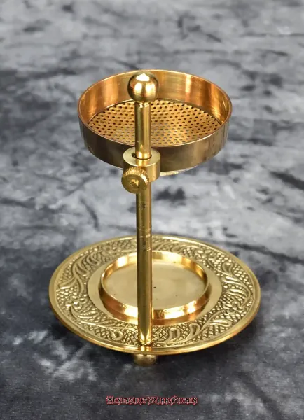 Hexenshop Dark Phönix Weihrauchbrenner Pentagramm für Teelichter