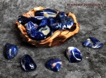 Hexenshop Dark Phönix Sodalith Trommelstein 20 g bis 49 g Halbedelstein
