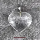 Hexenshop Dark Phönix Bergkristall Herz Anhänger Halbedelstein