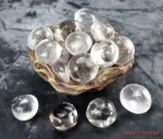 Hexenshop Dark Phönix Bergkristall Pebbels Klar Trommelstein Halbedelstein