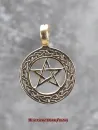 Hexenshop Dark Phönix Bronzeanhänger Pentagramm