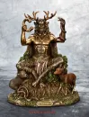 Hexenshop Dark Phönix Cernunnos Keltische Götterfigur bronziert