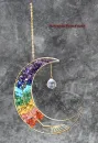 Hexenshop Dark Phönix Chakra Suncatcher Lebensbaum im Halbmond