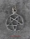 Hexenshop Dark Phönix Kleiner Männchlicher Pentagramm Anhänger 925er Silber
